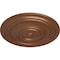 Ekena Millwork Traditional Ceiling Medallion (Fits Canopies up to 8 1/4"), 31 1/2"OD x 2 1/2"P, Polished Copper CM31TRPOS - alternate 3